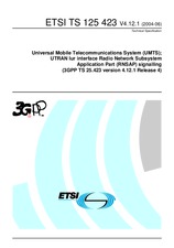 Preview ETSI TS 125423-V4.12.0 31.3.2004