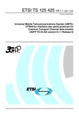 WITHDRAWN ETSI TS 125425-V9.1.0 21.4.2010 preview