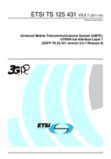 WITHDRAWN ETSI TS 125431-V9.0.0 13.1.2010 preview