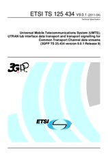WITHDRAWN ETSI TS 125434-V9.0.0 13.1.2010 preview