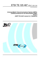 WITHDRAWN ETSI TS 125467-V9.4.0 11.1.2011 preview