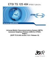 WITHDRAWN ETSI TS 125484-V10.0.0 5.7.2011 preview