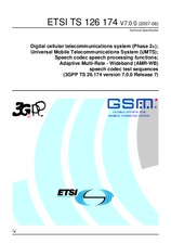 Standard ETSI TS 126174-V7.0.0 28.6.2007 preview