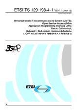WITHDRAWN ETSI TS 129198-4-1-V6.4.0 31.12.2004 preview
