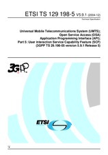 WITHDRAWN ETSI TS 129198-5-V5.9.0 31.12.2004 preview