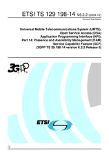 WITHDRAWN ETSI TS 129198-14-V6.2.1 31.12.2004 preview