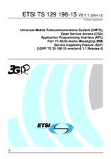 WITHDRAWN ETSI TS 129198-15-V6.1.0 31.12.2004 preview