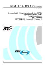 WITHDRAWN ETSI TS 129199-1-V7.1.0 28.3.2007 preview