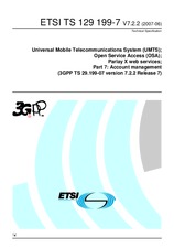 Preview ETSI TS 129199-7-V7.2.1 31.3.2007