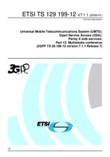 Preview ETSI TS 129199-12-V7.1.0 16.10.2007