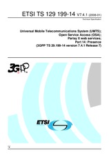 WITHDRAWN ETSI TS 129199-14-V7.4.0 24.10.2007 preview