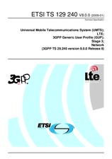 Standard ETSI TS 129240-V8.0.0 19.1.2009 preview