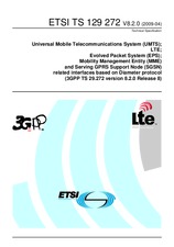 Standard ETSI TS 129272-V8.2.0 23.4.2009 preview