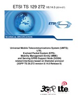 Standard ETSI TS 129272-V8.14.0 4.7.2014 preview