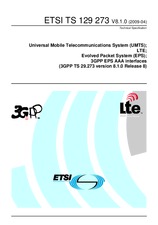 Standard ETSI TS 129273-V8.1.0 23.4.2009 preview