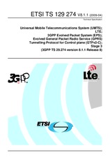 Standard ETSI TS 129274-V8.1.1 23.4.2009 preview