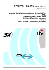 Standard ETSI TS 129275-V8.4.0 8.10.2009 preview