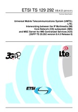 Standard ETSI TS 129292-V8.4.0 27.1.2010 preview