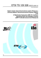 Standard ETSI TS 129328-V8.6.0 13.10.2009 preview