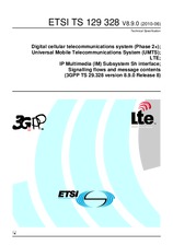 Standard ETSI TS 129328-V8.9.0 30.6.2010 preview