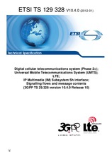 Standard ETSI TS 129328-V10.4.0 17.1.2012 preview