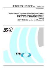 Standard ETSI TS 129332-V6.1.0 31.3.2005 preview