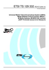 Standard ETSI TS 129332-V6.4.0 31.12.2005 preview