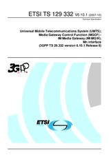 Standard ETSI TS 129332-V6.10.1 29.10.2007 preview