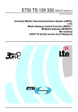 Standard ETSI TS 129332-V8.4.0 23.1.2009 preview