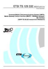 Standard ETSI TS 129332-V8.9.0 11.10.2010 preview