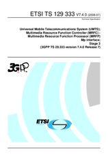 Standard ETSI TS 129333-V7.4.0 11.7.2008 preview