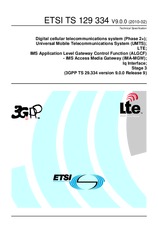 Standard ETSI TS 129334-V9.0.0 12.2.2010 preview