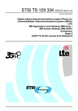 Standard ETSI TS 129334-V9.3.0 11.10.2010 preview