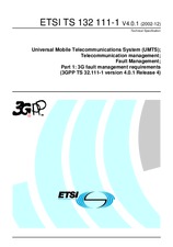 WITHDRAWN ETSI TS 132111-1-V4.0.0 30.7.2001 preview