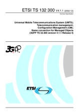 WITHDRAWN ETSI TS 132300-V4.1.0 31.12.2001 preview