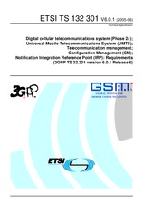 Preview ETSI TS 132301-V6.0.0 28.1.2005