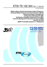 WITHDRAWN ETSI TS 132304-V6.1.0 31.3.2005 preview