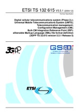 Preview ETSI TS 132615-V5.5.0 30.6.2004