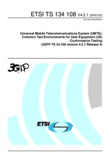 WITHDRAWN ETSI TS 134108-V4.2.0 31.3.2002 preview