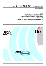 WITHDRAWN ETSI TS 136421-V9.0.1 18.2.2010 preview