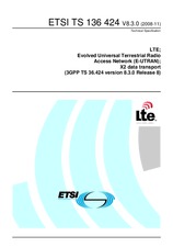 Standard ETSI TS 136424-V8.3.0 4.11.2008 preview