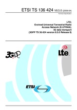 Standard ETSI TS 136424-V8.5.0 15.4.2009 preview
