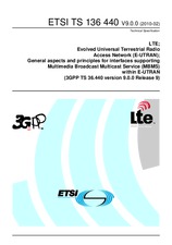 Standard ETSI TS 136440-V9.0.0 18.2.2010 preview