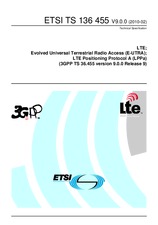 Standard ETSI TS 136455-V9.0.0 18.2.2010 preview