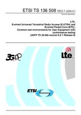 Standard ETSI TS 136508-V8.2.1 20.7.2009 preview