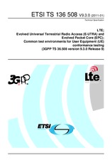 Standard ETSI TS 136508-V9.3.0 20.1.2011 preview