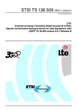 Standard ETSI TS 136509-V8.0.1 28.1.2009 preview