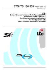Standard ETSI TS 136509-V8.3.0 28.10.2009 preview