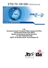 Standard ETSI TS 136509-V10.3.0 26.9.2014 preview