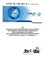 Standard ETSI TS 136521-2-V11.1.0 2.7.2013 preview